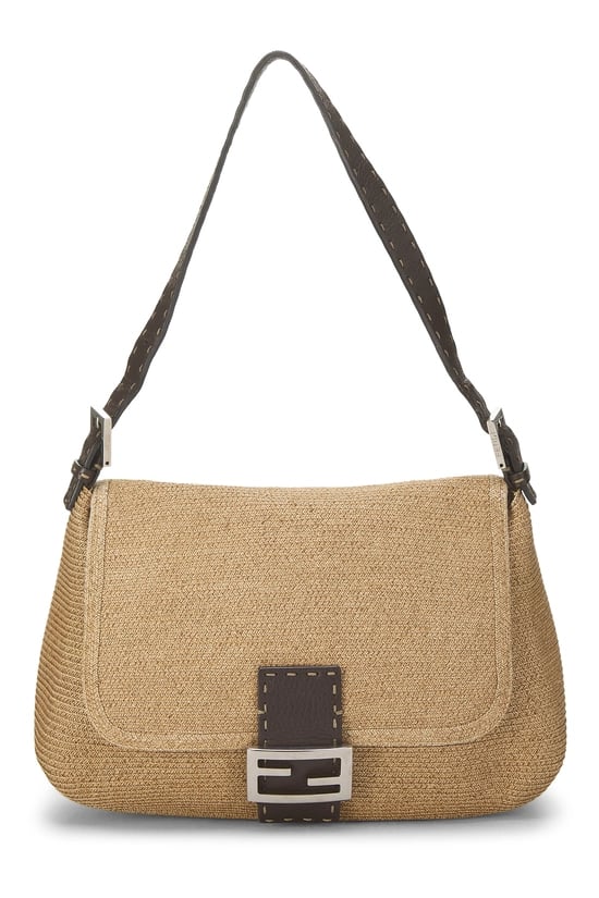 Brown Raffia Mama Large