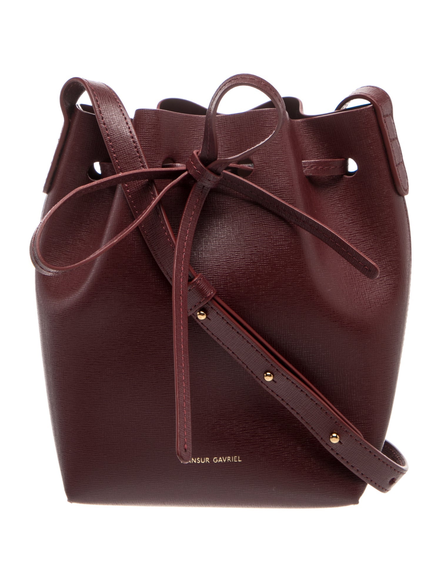 Mansur Gavriel Leather Bucket Bag