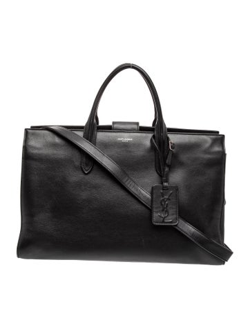 Leather Leather Cabas Rive Gauche Tote
