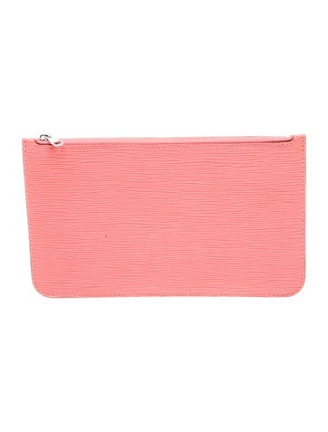 Epi Leather Neverfull Pouch