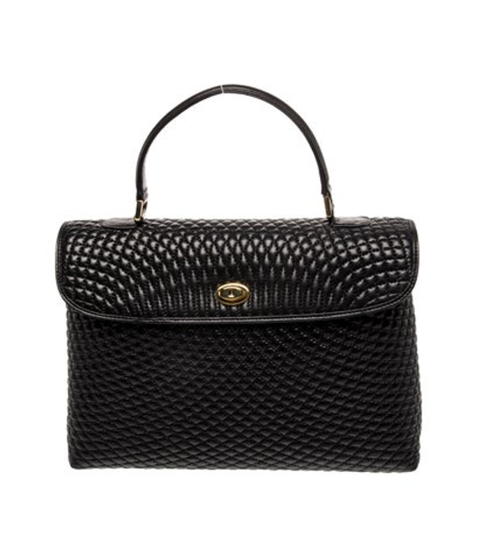 Bally Leather Top Handle Bag