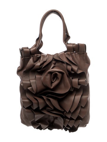 Leather Top Handle Bag