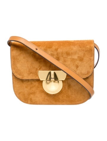 Cult Gaia Suede Top Handle Bag