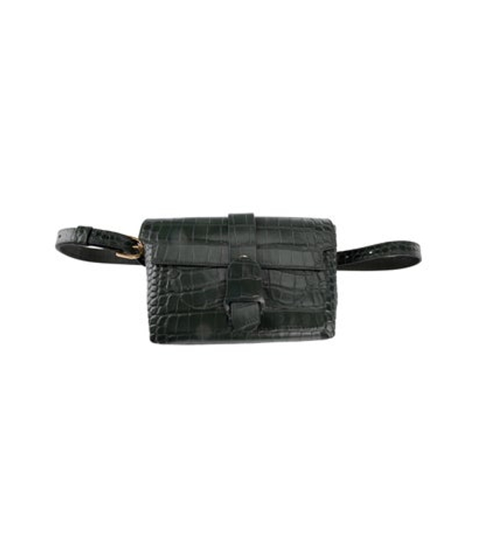 Senreve Embossed Leather Belt Bag
