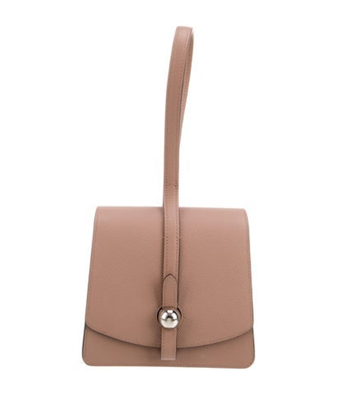 Moynat Leather Madeleine Clutch