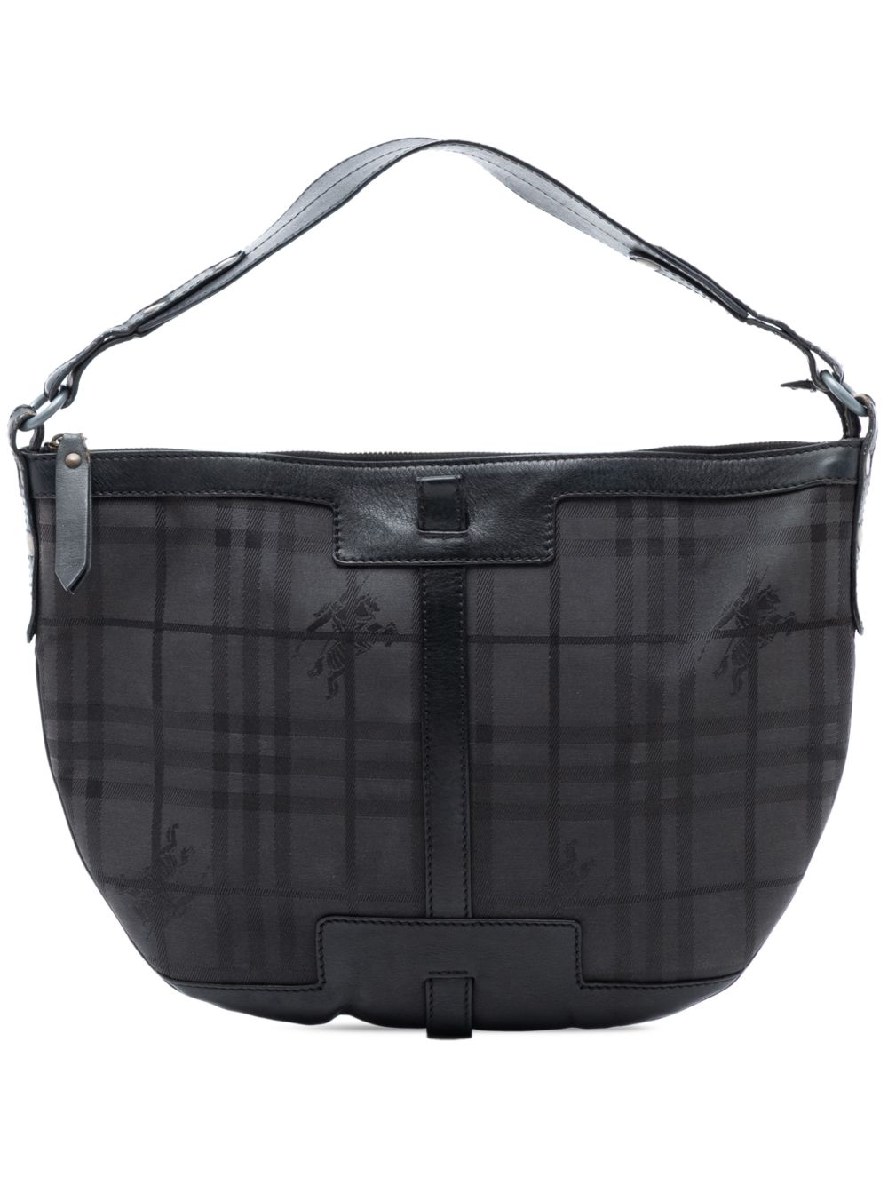 Burberry 2000-2017 Haymarket Check Coated Canvas hobo bag