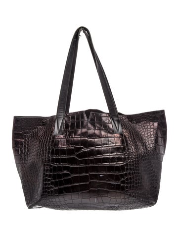 Embossed Leather Tote