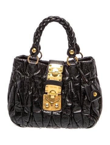 Leather Top Handle Bag