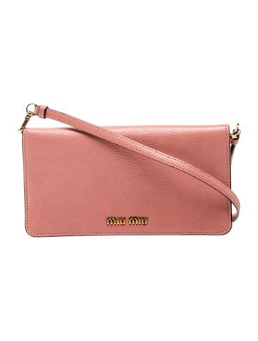 Miu Miu Goat Leather Crossbody Bag