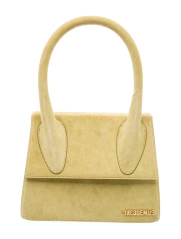 Jacquemus Suede Top Handle Bag