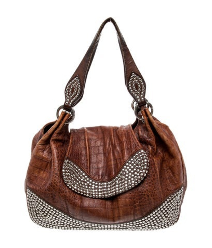 Moschino Leather Top Handle Bag
