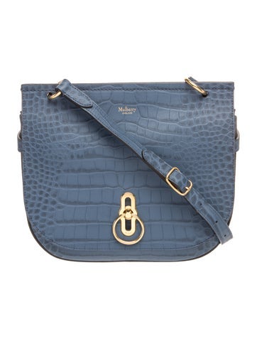 Embossed Leather Crossbody Bag