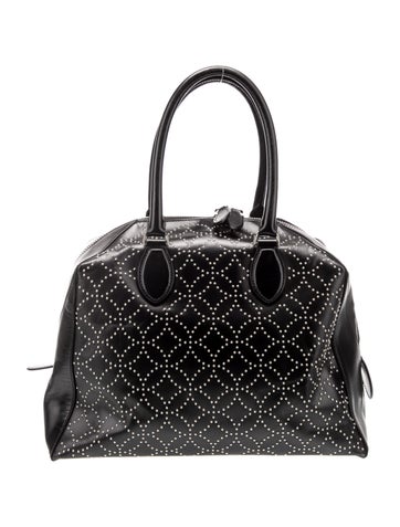Leather Top Handle Bag