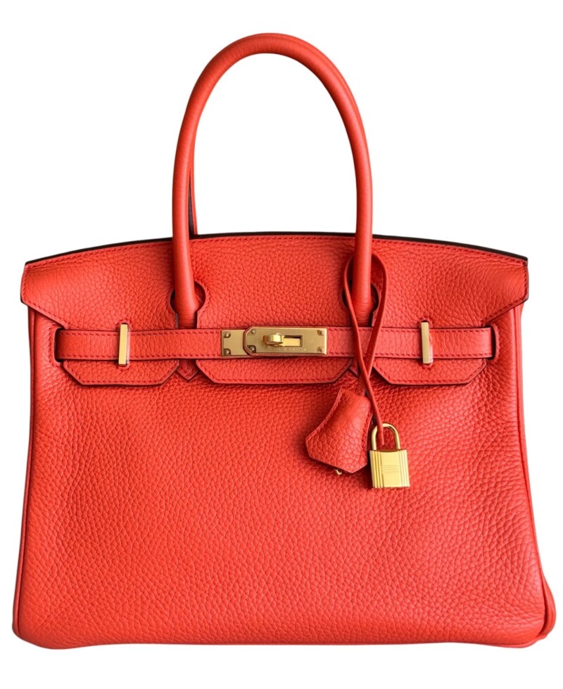 Poppy Togo Birkin 30 Gold Hardware, 2015