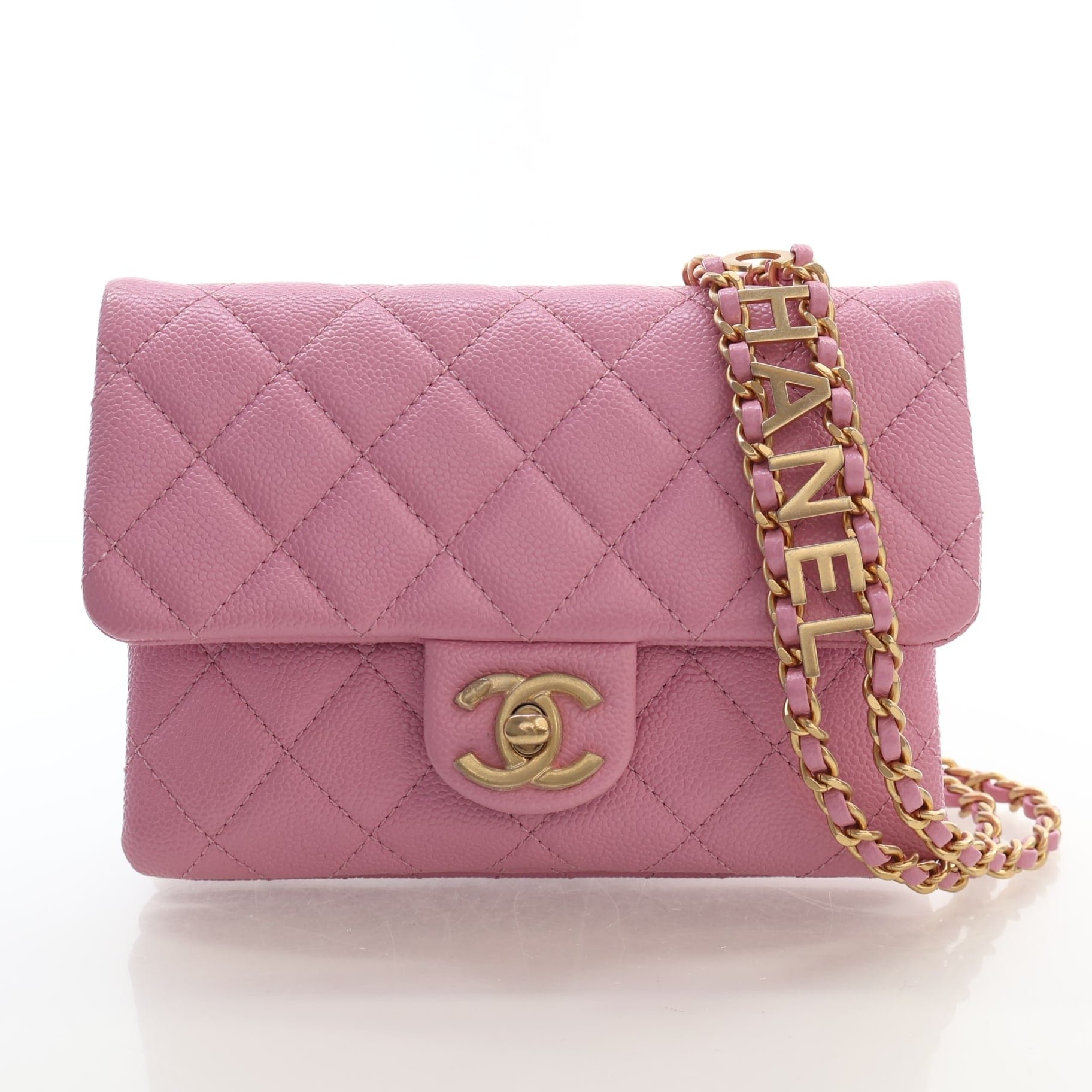 Chanel Caviar Pick Me Up Flap Belt Bag