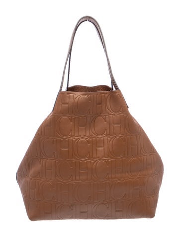 Carolina Herrera Leather Top Handle Bag