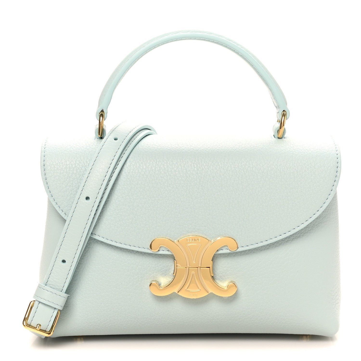 Celine Supple Grained Calfskin Teen Nino Powder Blue
