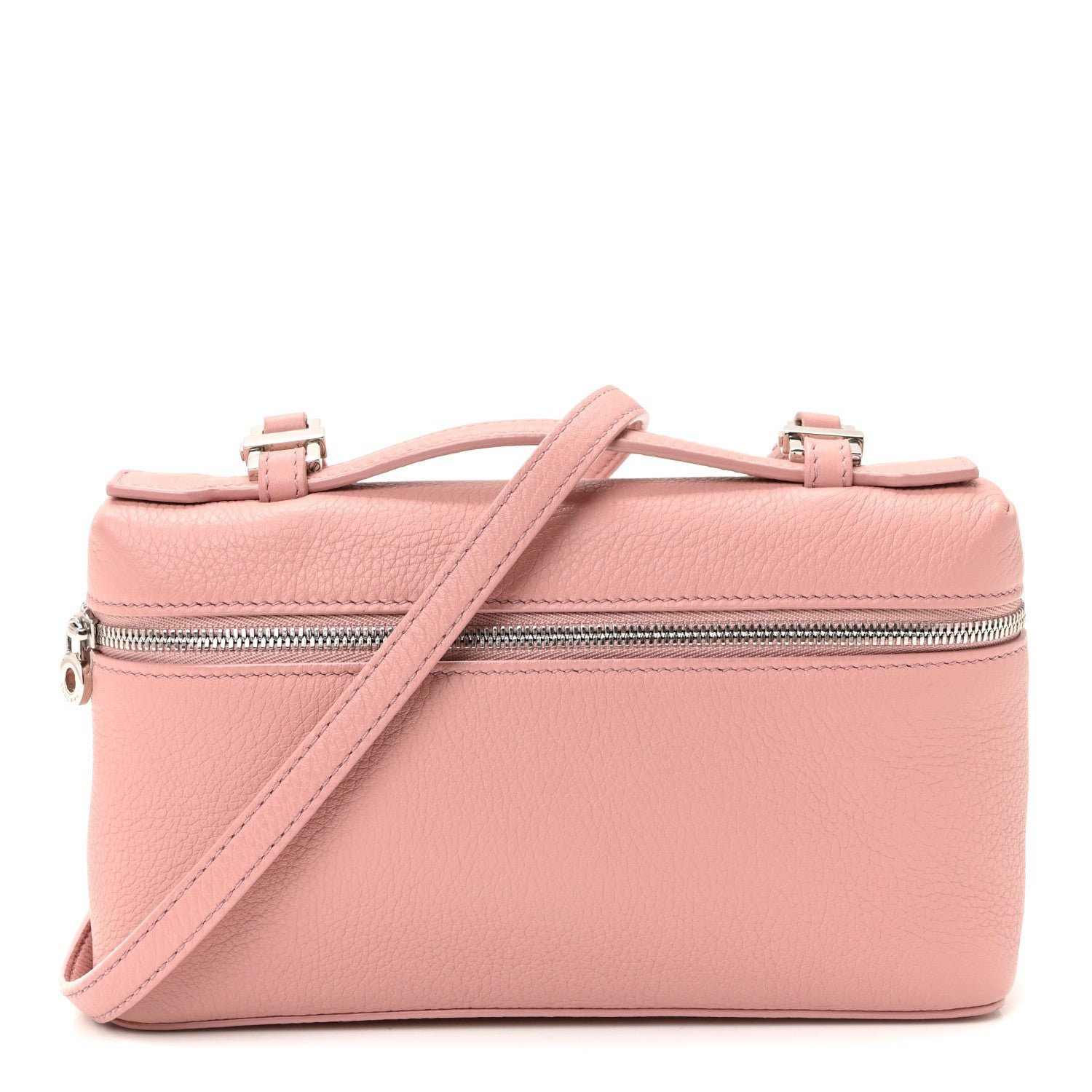 Loro Piana Loro Piana Grained Calfskin L19 Extra Pocket Pouch Rosa