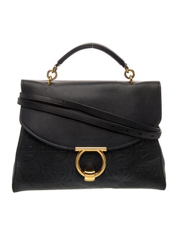 Leather Top Handle Bag