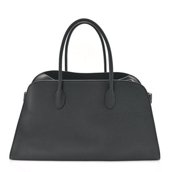 The Row Grained Calfskin EW Margaux Timouse Grey