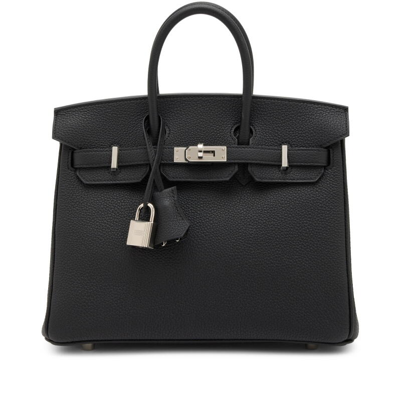 Black Togo Birkin 25 Palladium Hardware, 2026