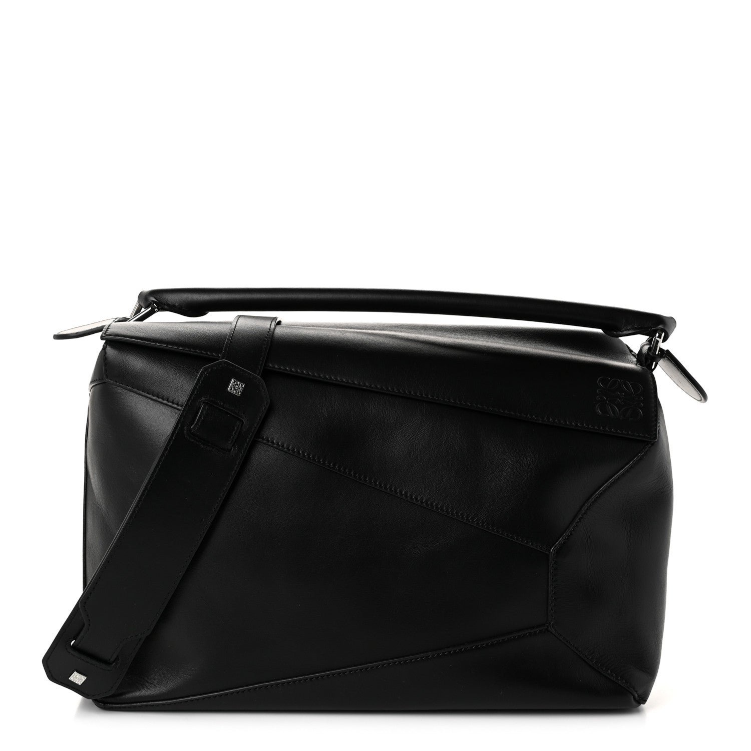 Loewe Loewe Calfskin Large Puzzle Edge Bag Black