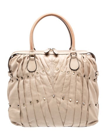 Valentino Rockstud Top Handle Bag