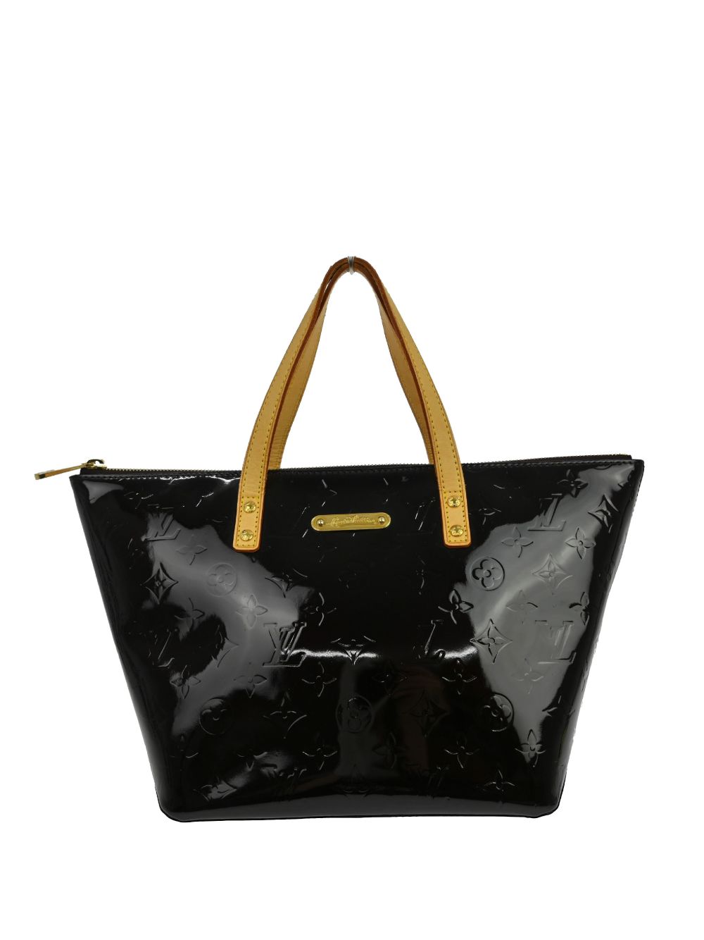 2008 PM Monogram Vernis Bellevue handbag