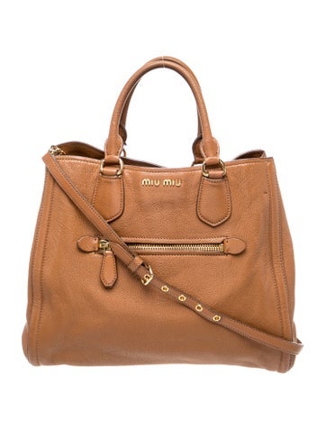 Leather Top Handle Bag