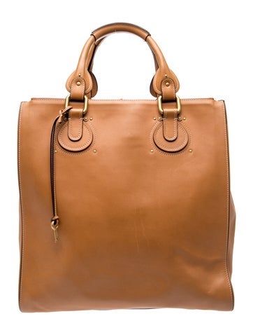 Leather Top Handle Bag