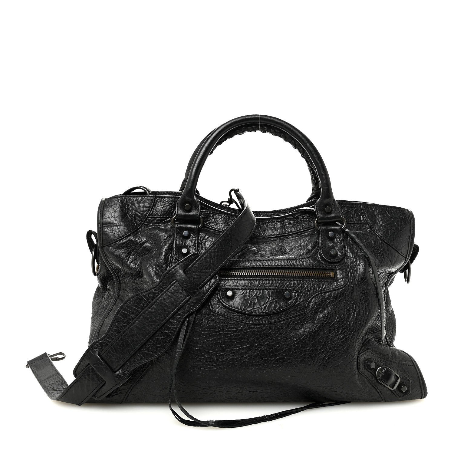 Balenciaga Agneau Classic Hardware City Black