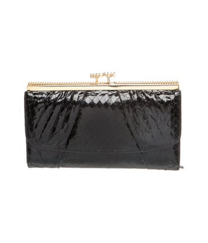 Judith Leiber Leiber Leather Clutch
