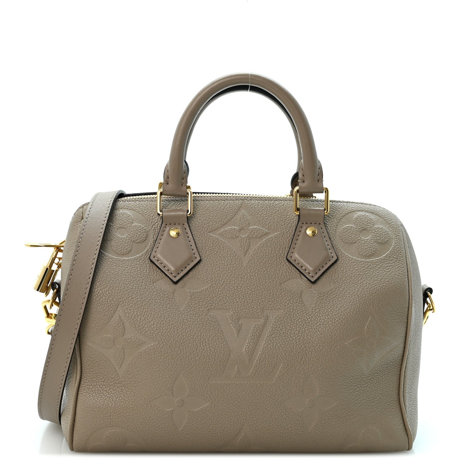 Louis Vuitton Empreinte Monogram Giant Speedy Bandouliere 25 Tourterelle