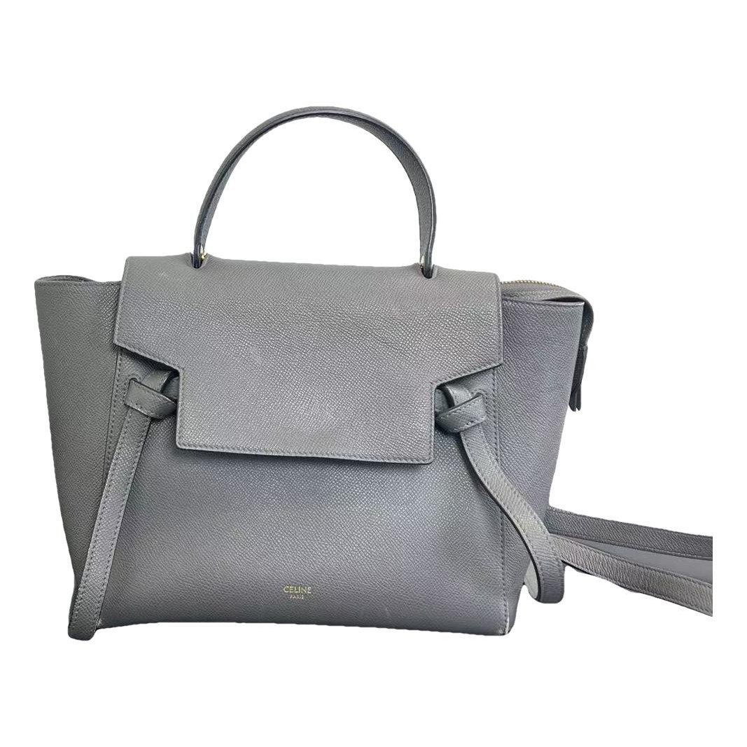 Belt leather handbag