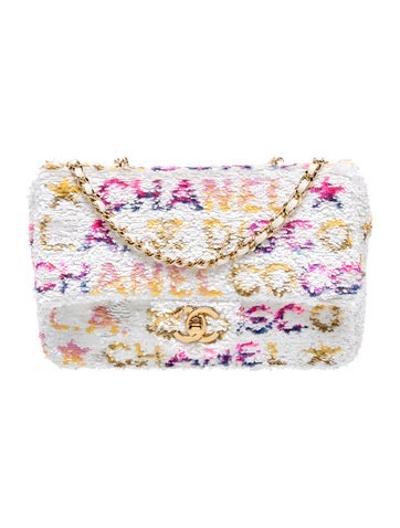 2024 Small Sequin Single Flap Bag