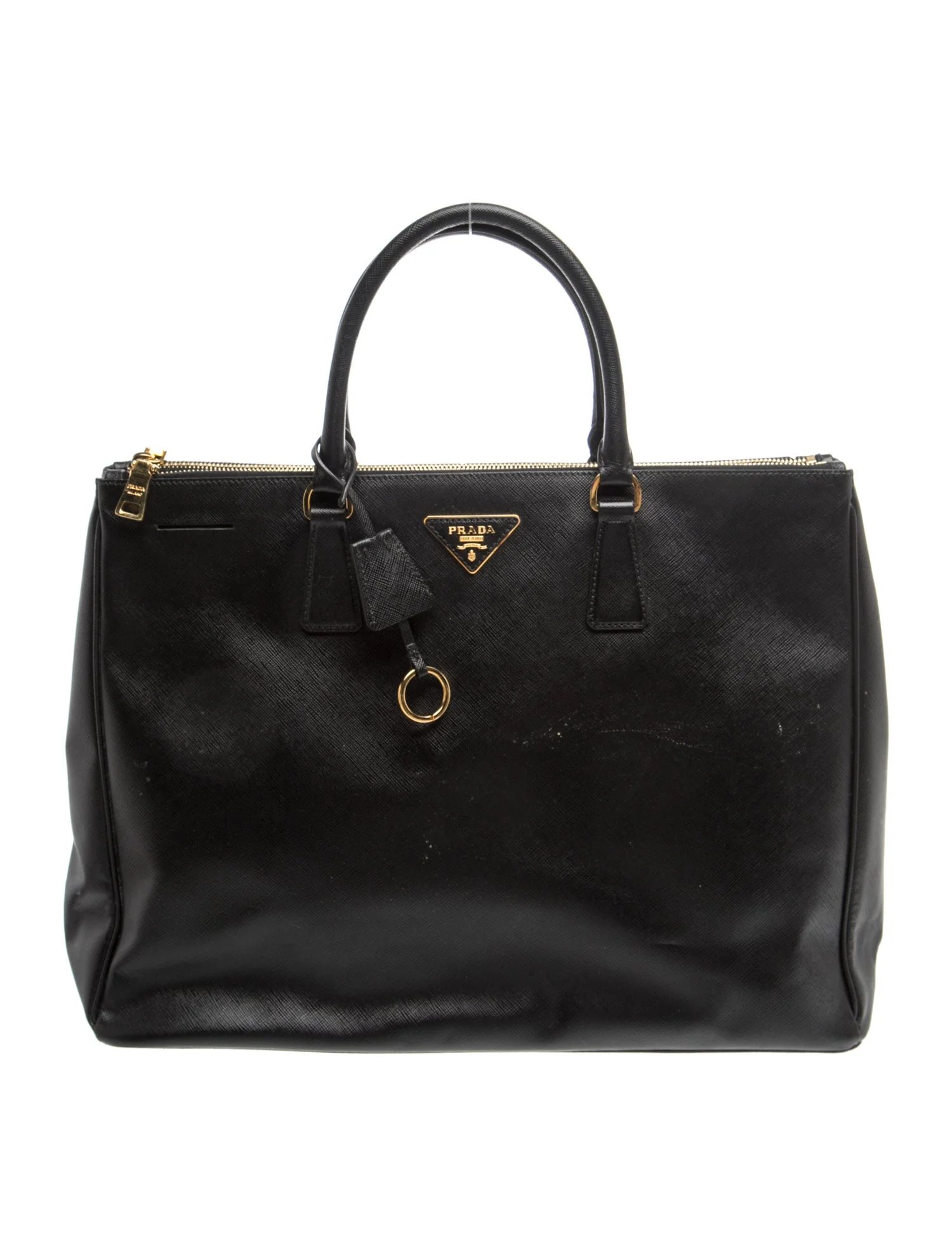Saffiano Leather Galleria Double Zip Medium