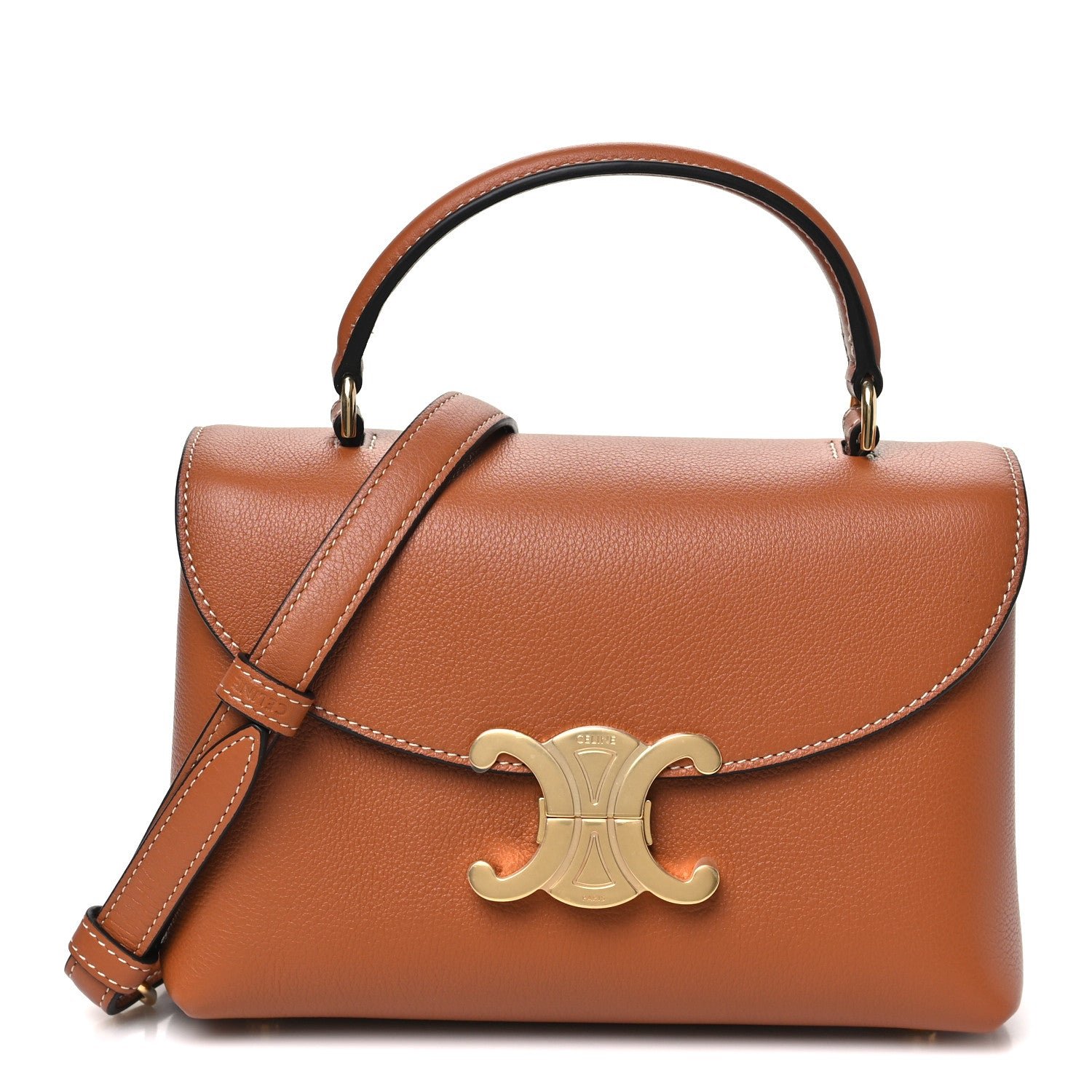Celine Supple Grained Calfskin Teen Nino Tan