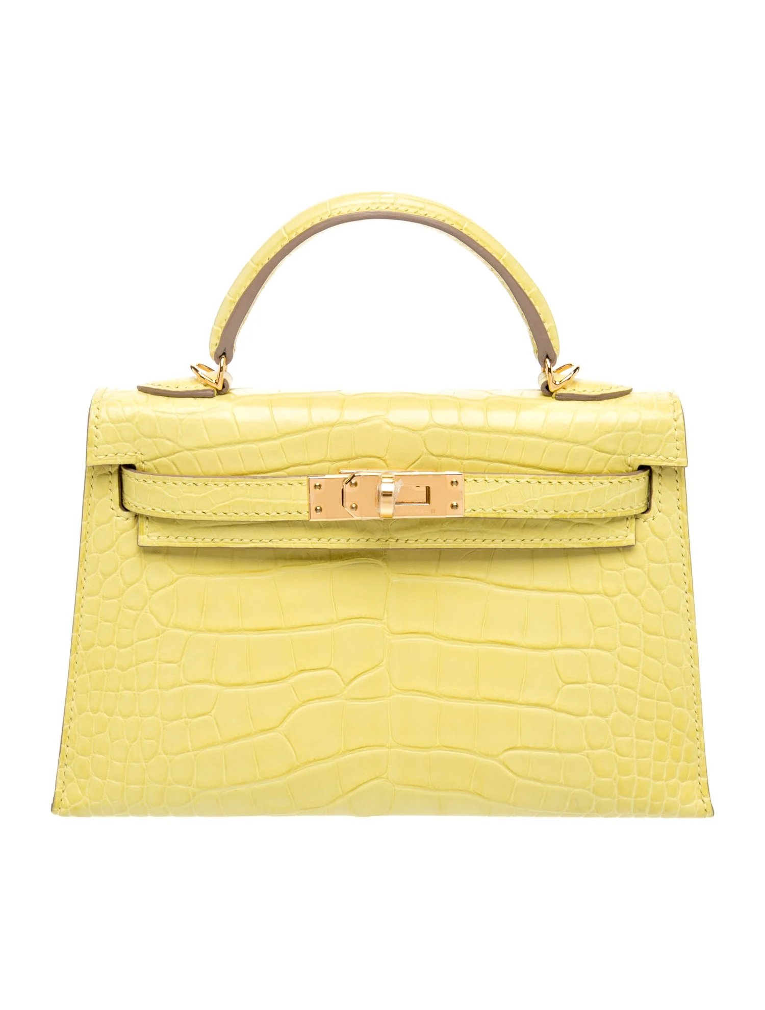 2024 Special Order Matte Alligator Verso Mini Kelly II Sellier 20