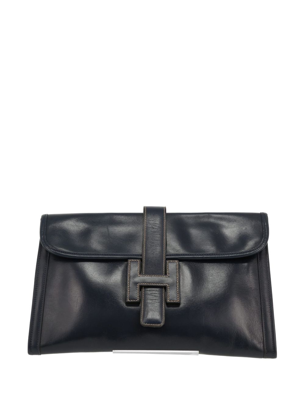1992 Jige leather flap pouch bag 