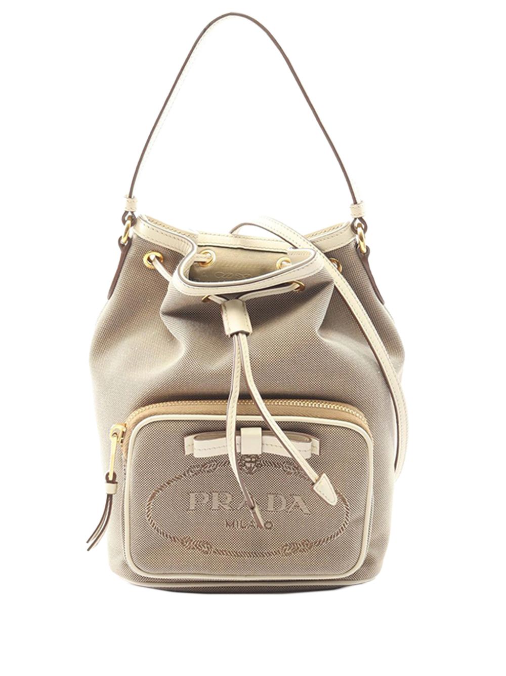 2010-2026 Canapa Logo Jacquard bucket bag