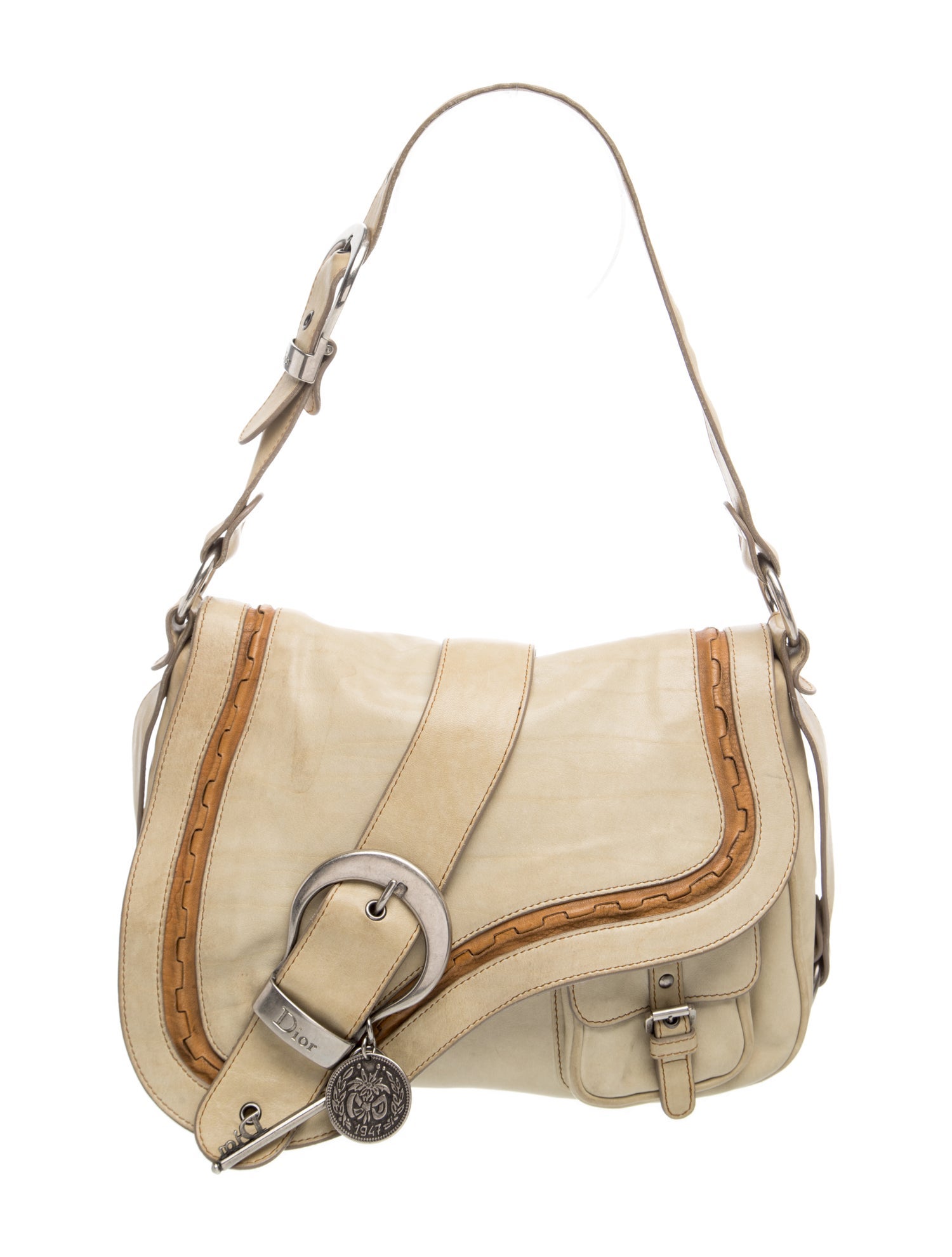 Dior Leather Gaucho Saddle Vintage