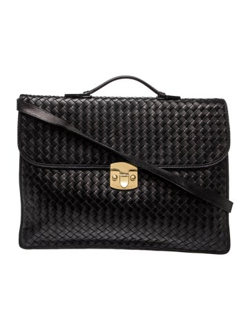 Intrecciato Top Handle Bag Vintage