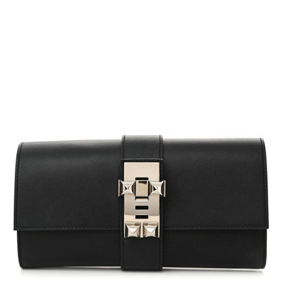 Hermes Swift Medor 23 Clutch Black