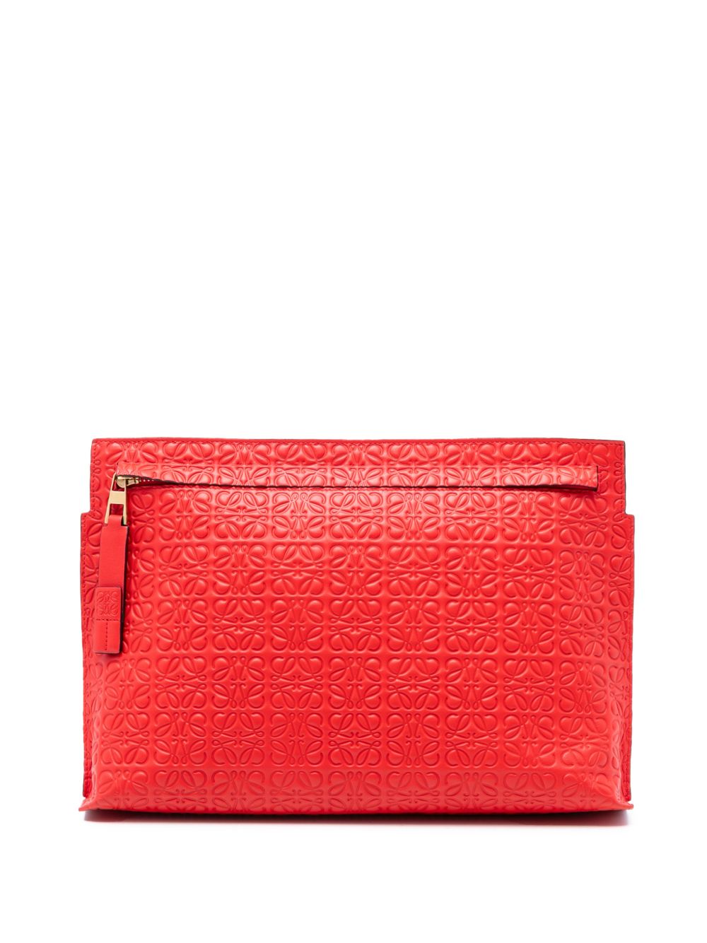 2017 Embossed Anagram Leather Repeat T clutch bag