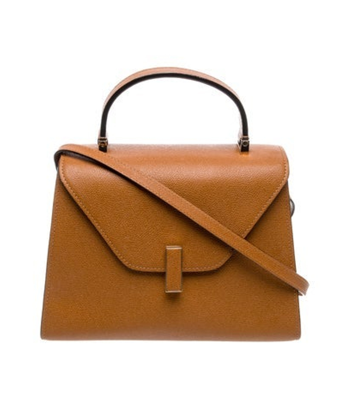 Valextra Leather Top Handle Bag