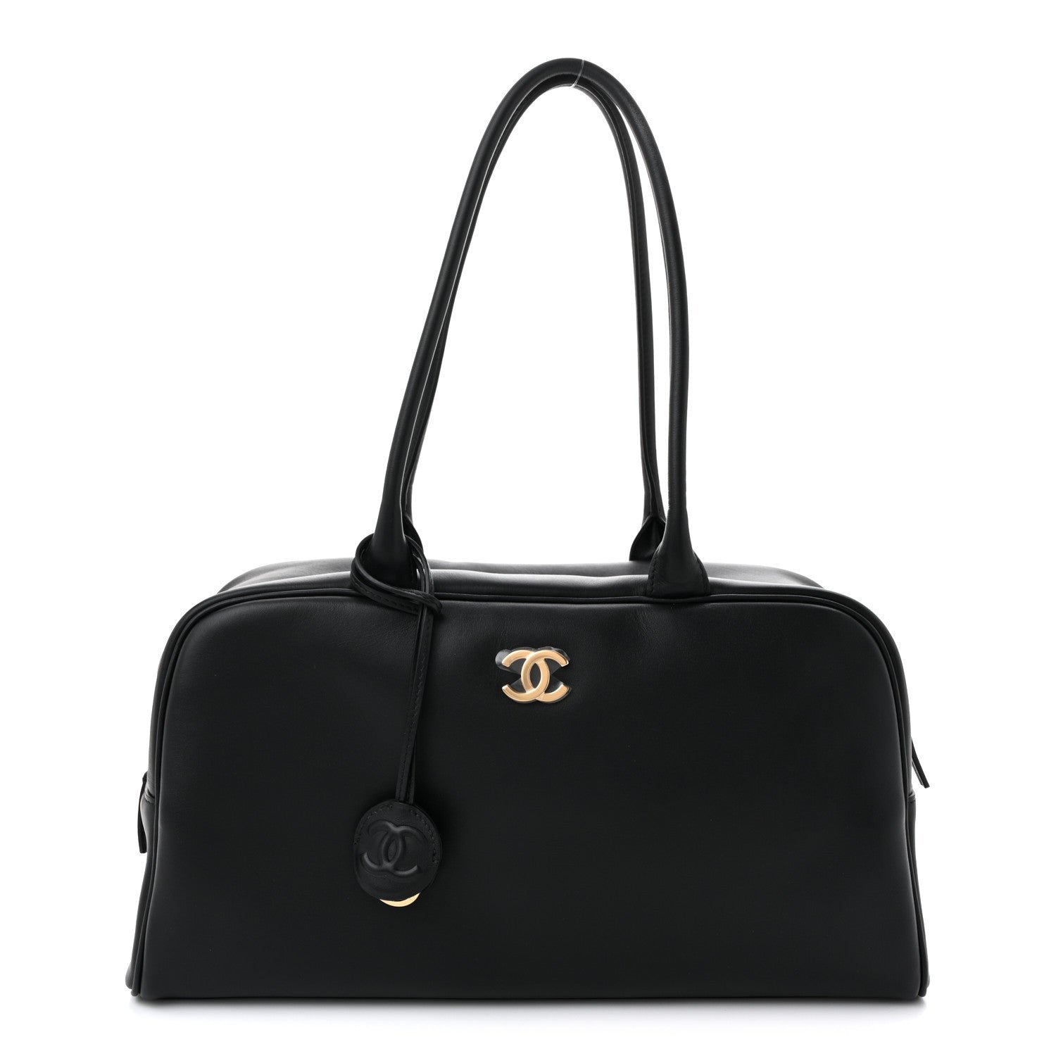 Chanel Calfskin Large Perfect Bowling Bag Black