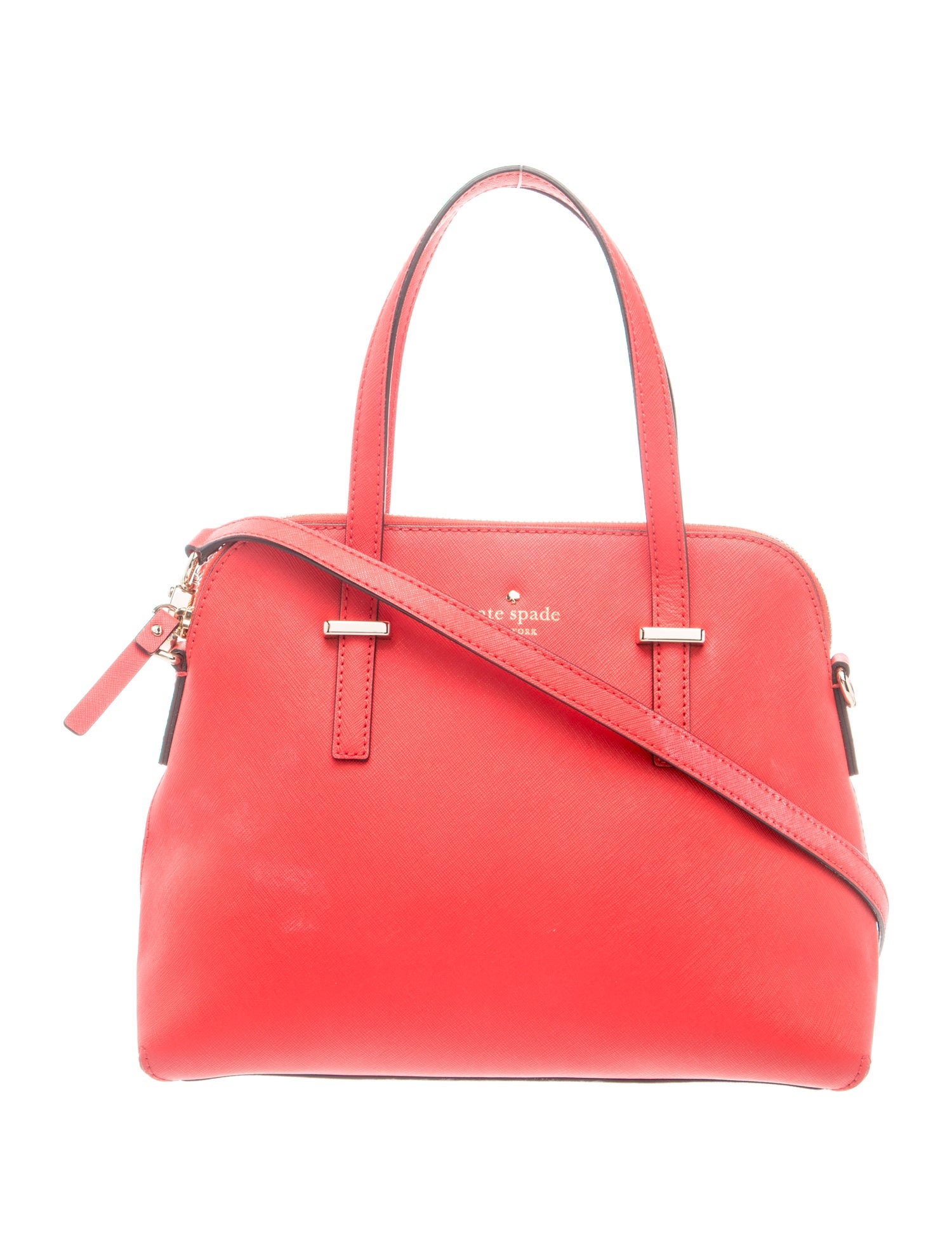 Saffiano Leather Top Handle Bag