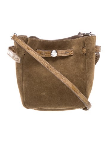 Suede Crossbody Bag