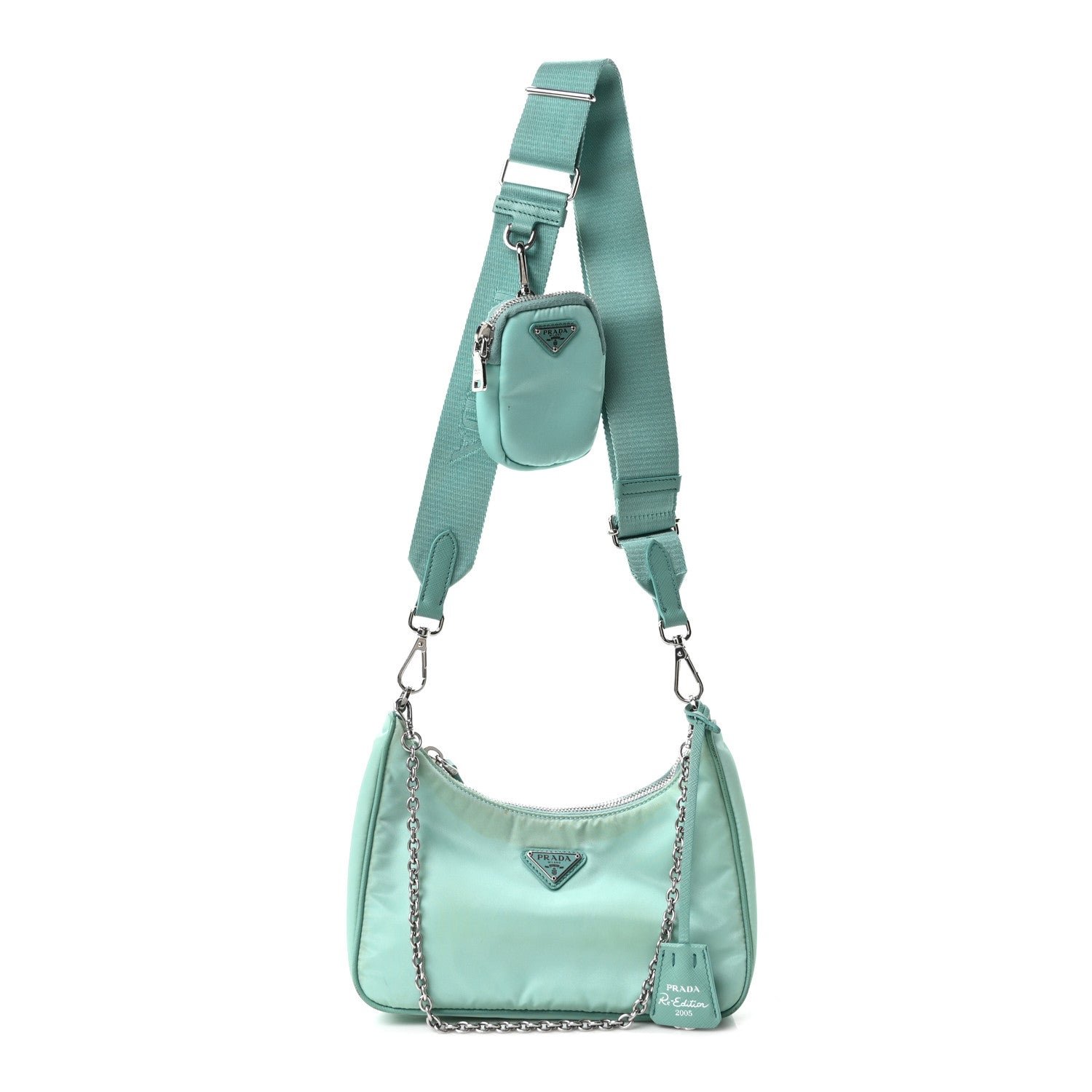 Prada Nylon Saffiano Re-Edition 2005 Shoulder Bag Giada