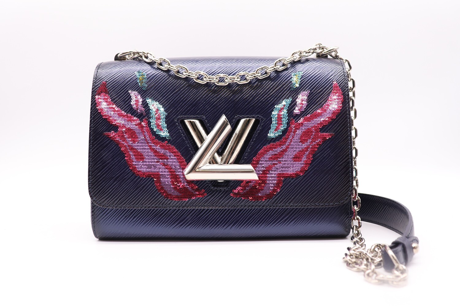 Louis Vuitton Louis Vuitton Twist MM, Sequin, Preowend No Dustbag